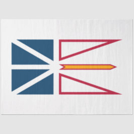 Papel De Seda Bandeira da Terra Nova e Labrador (Canadá)