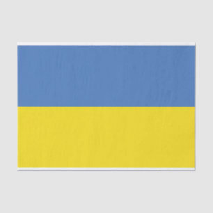 Papel De Seda Bandeira da Ucrânia, Ucraniano Слава Україні Slava