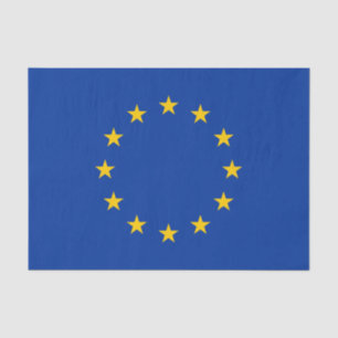 Papel De Seda Bandeira da União Europeia
