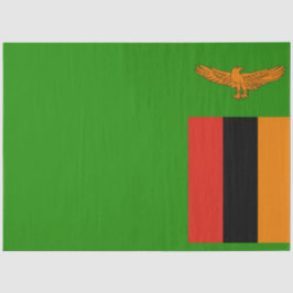 Papel De Seda Bandeira da Zâmbia