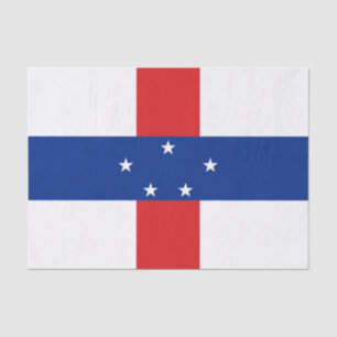 Papel De Seda Bandeira das Antilhas Holandesas