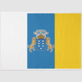 Papel De Seda Bandeira das Canárias (Canárias) (Canárias, Espanh