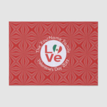 Bandeira de Amor Vermelha Mexicana Personalizada 