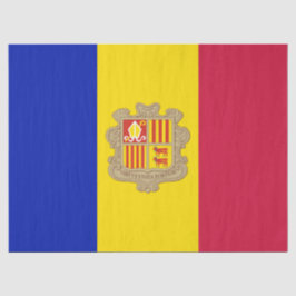 Papel De Seda Bandeira de Andorra