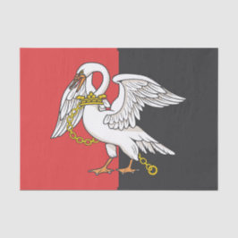 Papel De Seda Bandeira de Buckinghamshire (distrito do Reino Uni