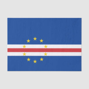 Papel De Seda Bandeira de Cabo Verde