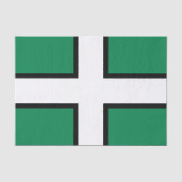 Papel De Seda Bandeira de Devon (distrito do Reino Unido)