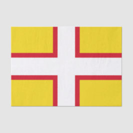 Papel De Seda Bandeira de Dorset (distrito do Reino Unido)