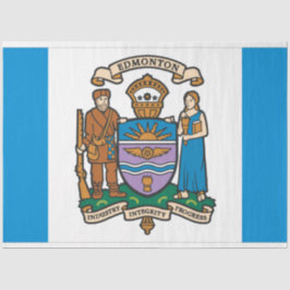 Papel De Seda Bandeira de Edmonton (Alberta, Canadá)