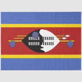 Papel De Seda Bandeira de Eswatini (Suazilândia)