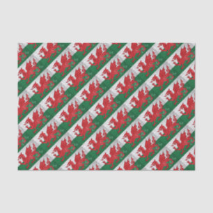 Papel De Seda Bandeira de Galês