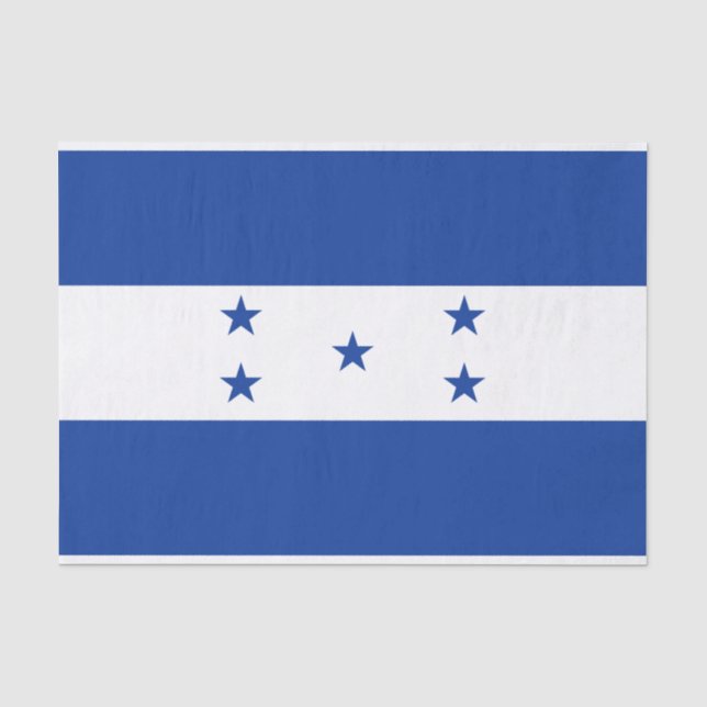 Papel De Seda Bandeira de Honduras (Frente )