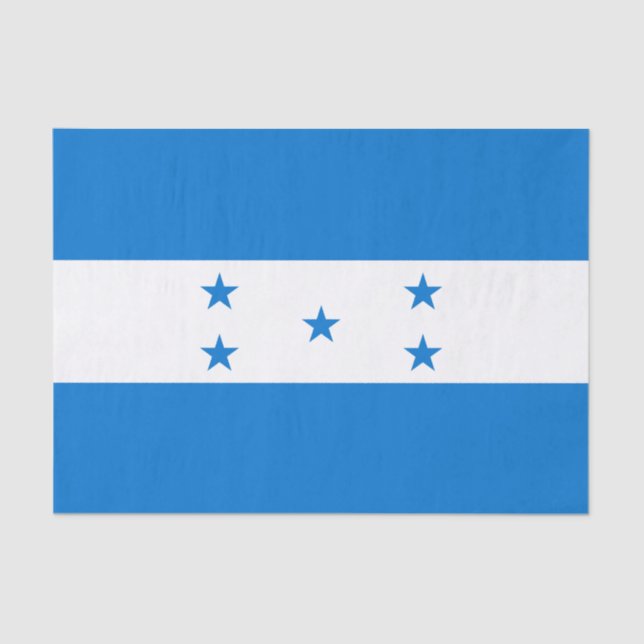 Papel De Seda Bandeira de Honduras (Frente )