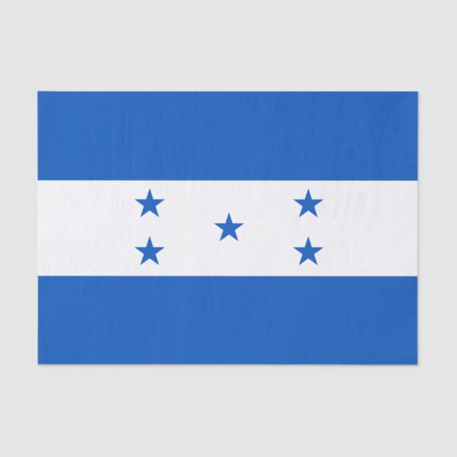 Papel De Seda Bandeira de Honduras (Frente )