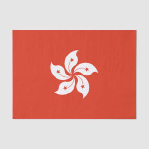 Papel De Seda Bandeira de Hong Kong