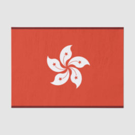 Papel De Seda Bandeira de Hong Kong