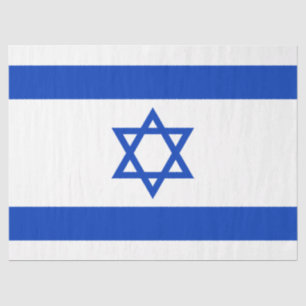 Papel De Seda Bandeira de Israel