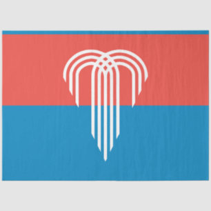 Papel De Seda Bandeira de Kansas City (Missouri)