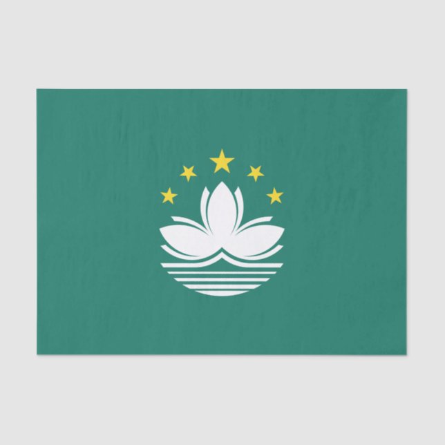 Papel De Seda Bandeira de Macau (Frente )