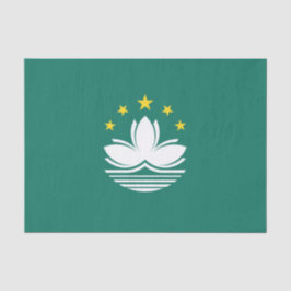 Papel De Seda Bandeira de Macau (região chinesa)