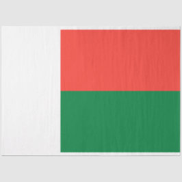 Papel De Seda Bandeira de Madagáscar