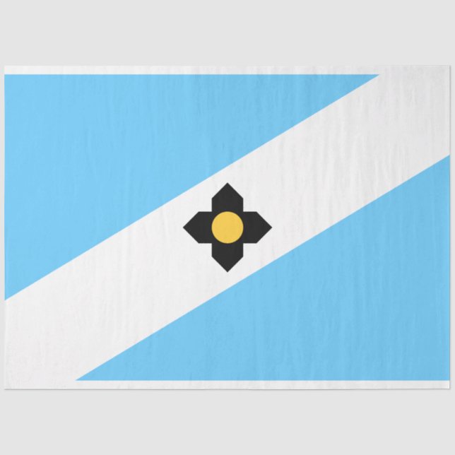 Papel De Seda Bandeira de Madison (Wisconsin) (Frente )