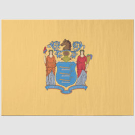 Papel De Seda Bandeira de Nova Jersey
