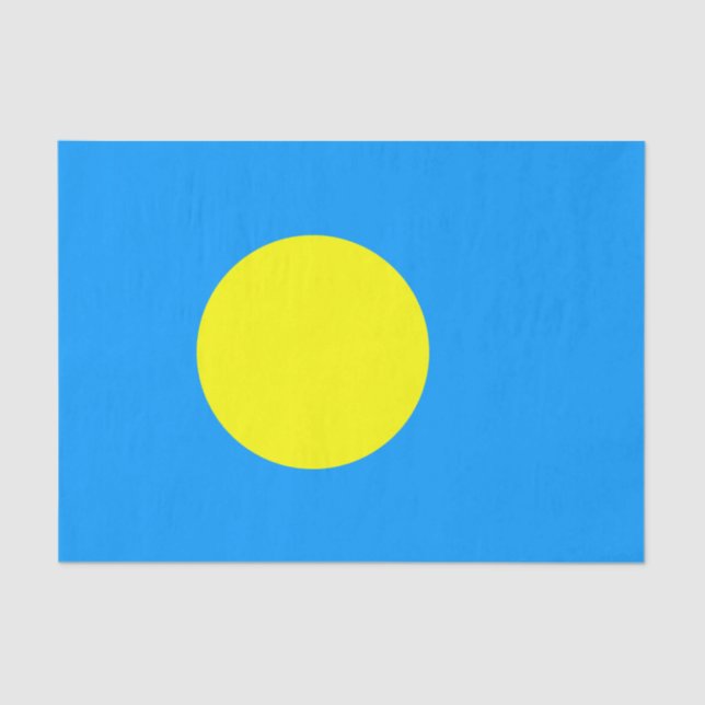 Papel De Seda Bandeira de Palau (Frente )
