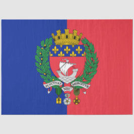 Papel De Seda Bandeira de Paris (França)