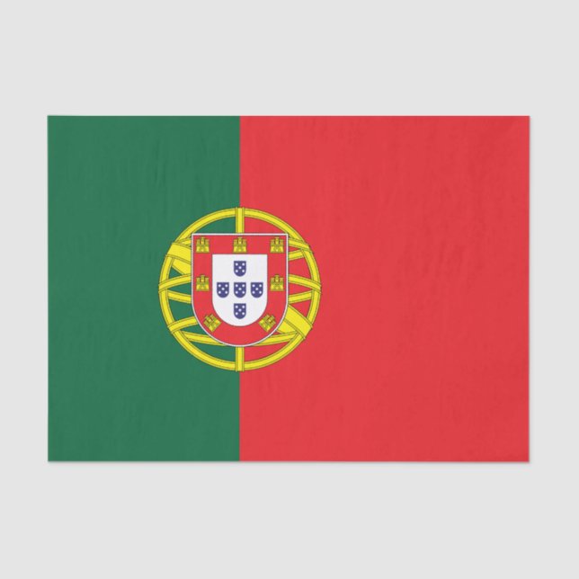 Papel De Seda Bandeira de Portugal (Frente )