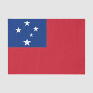 Papel De Seda Bandeira de Samoa