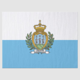 Papel De Seda Bandeira de São Marino