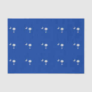 PAPEL DE SEDA BANDEIRA DE SOUTH CAROLINA