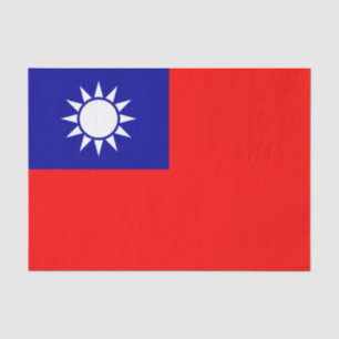 Papel De Seda Bandeira de Taiwan