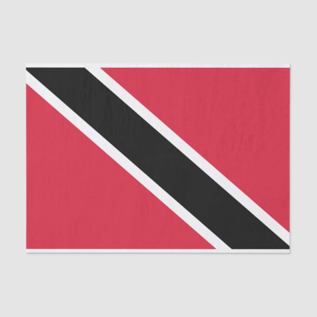 Papel De Seda Bandeira de Trinidad e Tobago (Frente )