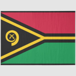 Papel De Seda Bandeira de Vanuatu