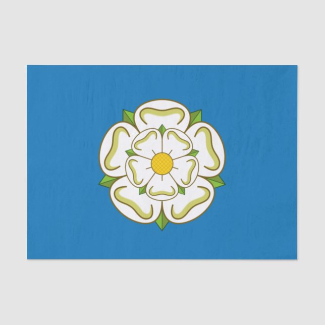 Papel De Seda Bandeira de Yorkshire (condado de Inglês) (Frente )