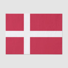 Papel De Seda Bandeira Dinamarquesa
