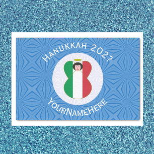 Papel De Seda Bandeira do Anjo Italiano para Hanukkah
