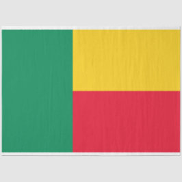 Papel De Seda Bandeira do Benim (África)