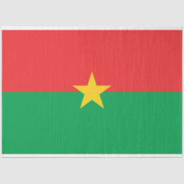 Papel De Seda Bandeira do Burkina Faso