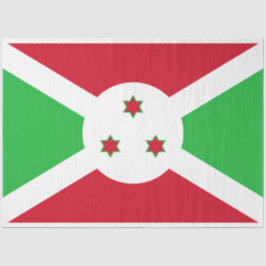 Papel De Seda Bandeira do Burundi
