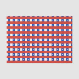 Papel De Seda Bandeira do Chile