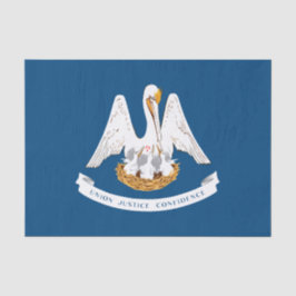 Papel De Seda Bandeira do Estado da Louisiana