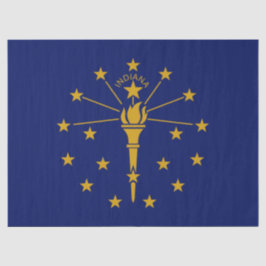 Papel De Seda Bandeira do Estado de Indiana