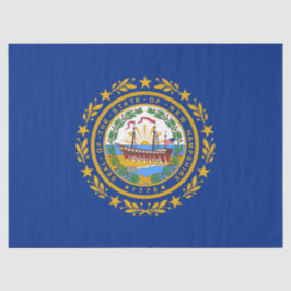 Papel De Seda Bandeira do Estado de New Hampshire