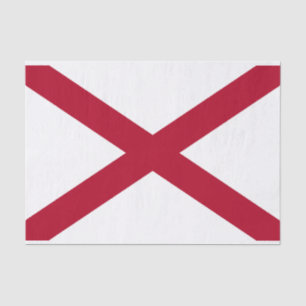 Papel De Seda Bandeira do Estado do Alabama