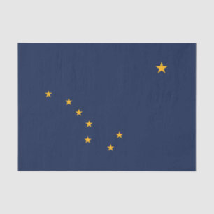 Papel De Seda Bandeira do Estado do Alasca