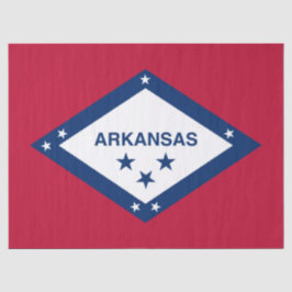Papel De Seda Bandeira do Estado do Arkansas