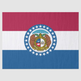Papel De Seda Bandeira do Estado do Missouri